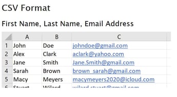 CSV Format